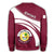 Qatar Coat Of Arms Sweatshirt Cricket Style RLT12 - Wonder Print Shop