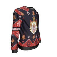 Serbia Christmas Sweatshirt Santa Claus Ho Ho Ho10 RLT7 - Wonder Print Shop