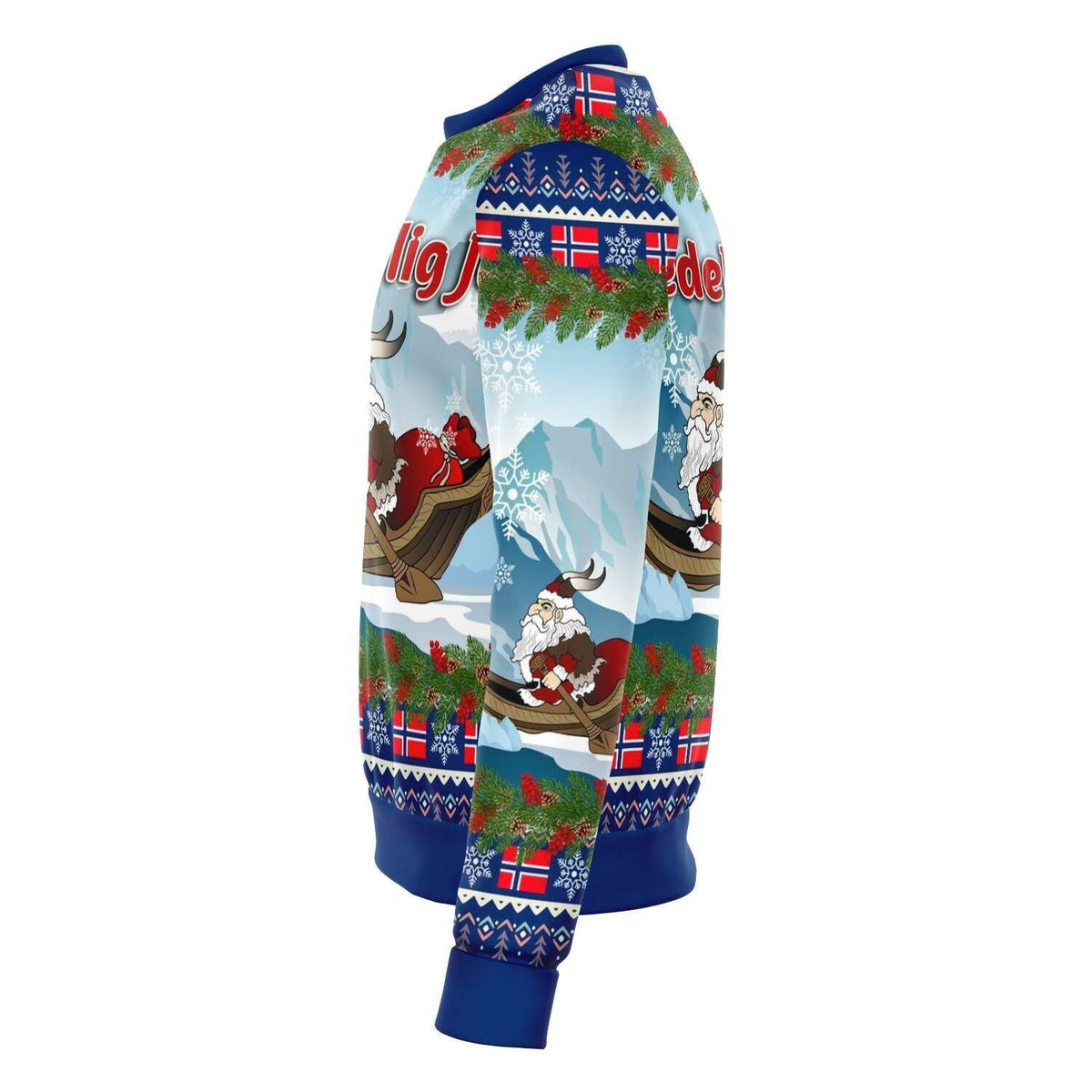 Norway Sweatshirt Santa Viking Is Coming RLT7 - Wonder Print Shop