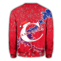 Cambodia Christmas Coat Of Arms Sweatshirt X Style RLT7 - Wonder Print Shop