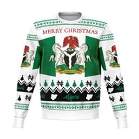 Nigeria Christmas Sweatshirt, White RLT8 - Wonder Print Shop