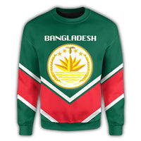 Bangladesh Coat Of Arms Sweatshirt Lucian Style RLT6 - Wonder Print Shop