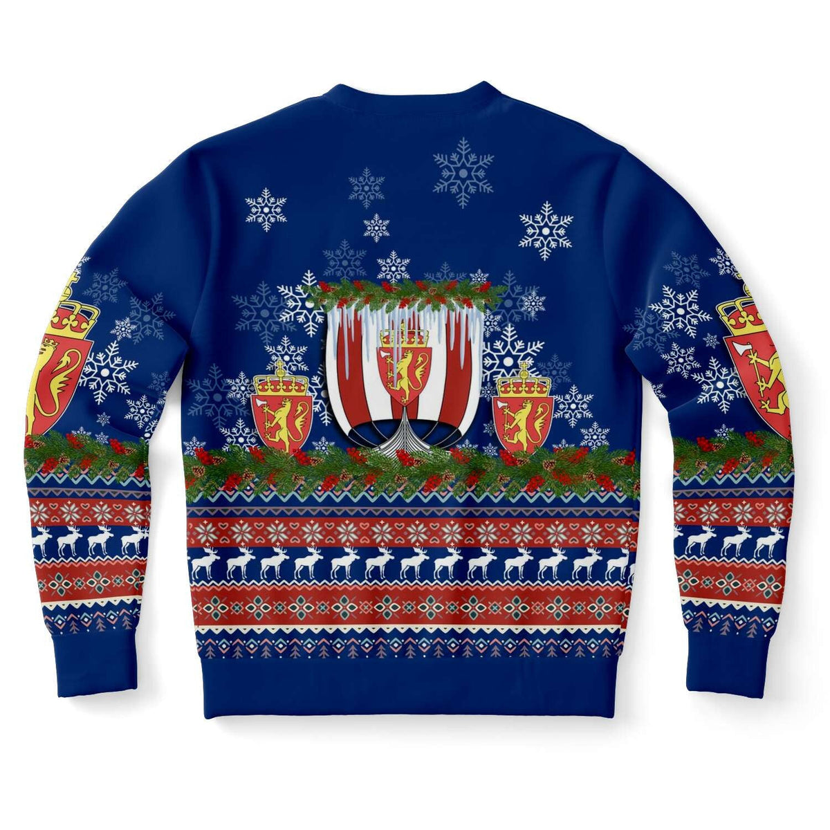 Norway Viking Ship Christmas Sweatshirt RLT7 - Wonder Print Shop