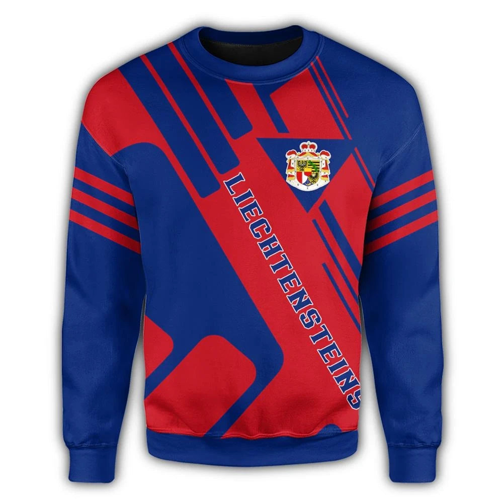 Liechtensteins Coat Of Arms Sweatshirt Rockie RLT6 - Wonder Print Shop