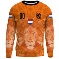 (Custom) Netherlands Lion Sweatshirt Euro Soccer RLT7 - Wonder Print Shop