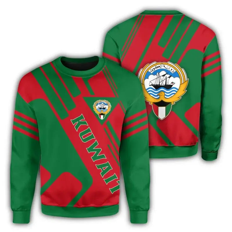 Kuwait Coat Of Arms Sweatshirt Rockie RLT8 - Wonder Print Shop