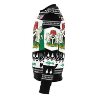 Nigeria Christmas Sweatshirt, Black RLT8 - Wonder Print Shop