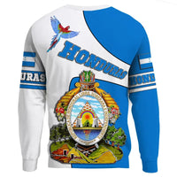Honduras Sweatshirt - Flag and Coat of Arms RLT8 - Wonder Print Shop