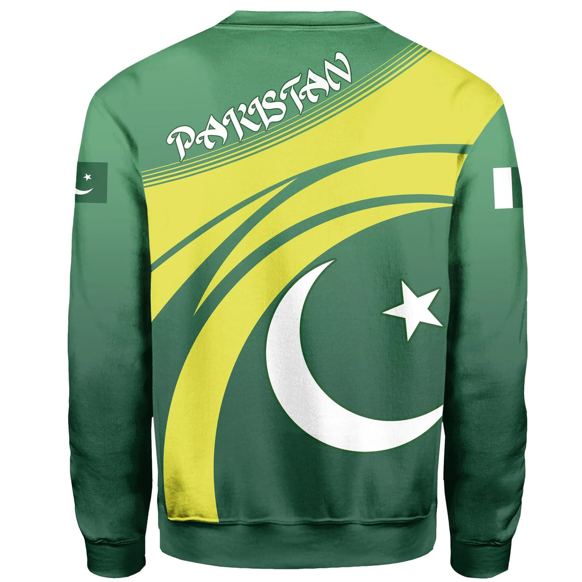 Wonder Print Shop Pakistan Star Cricket Sweatshirt RLT13 - Wonder Print Shop