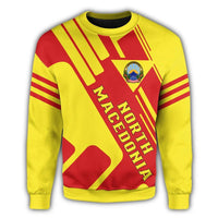 North Macedonia Coat Of Arms Sweatshirt Rockie RLT7 - Wonder Print Shop
