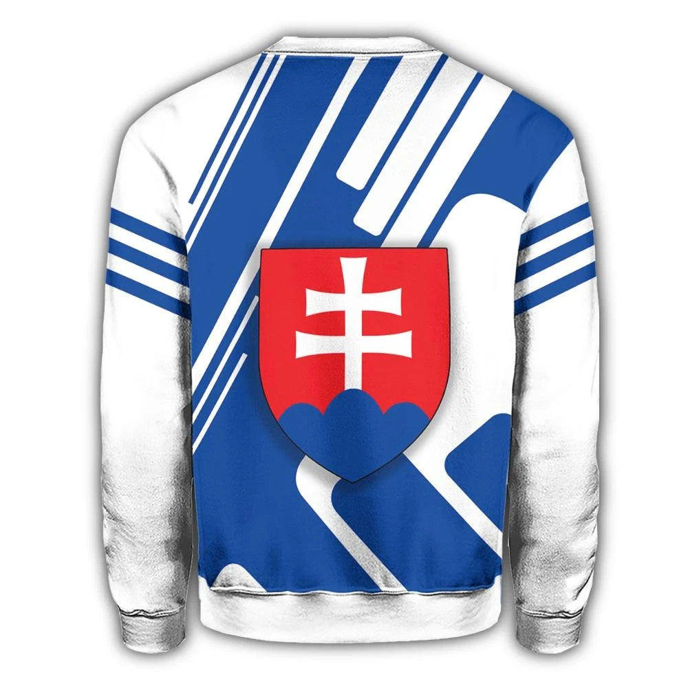 Slovakia Coat Of Arms Sweatshirt Rockie RLT13 - Wonder Print Shop