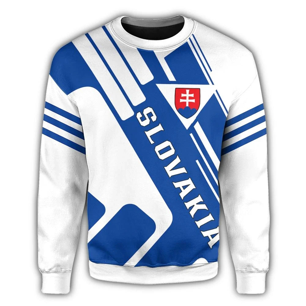 Slovakia Coat Of Arms Sweatshirt Rockie RLT13 - Wonder Print Shop