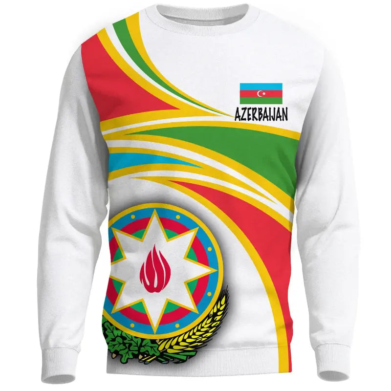 azerbaijan-white-n-flag-sweatshirt