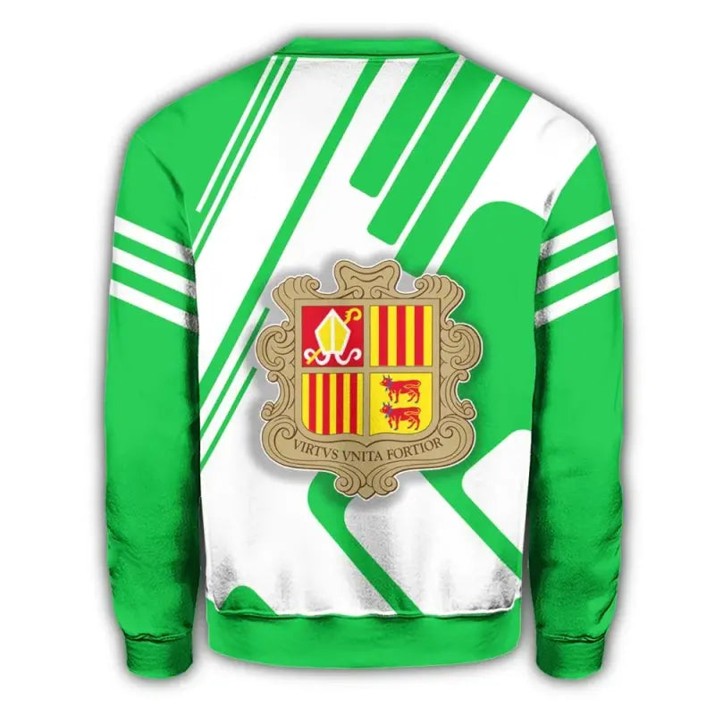 Andorra Coat Of Arms Sweatshirt Rockie RLT8 - Wonder Print Shop