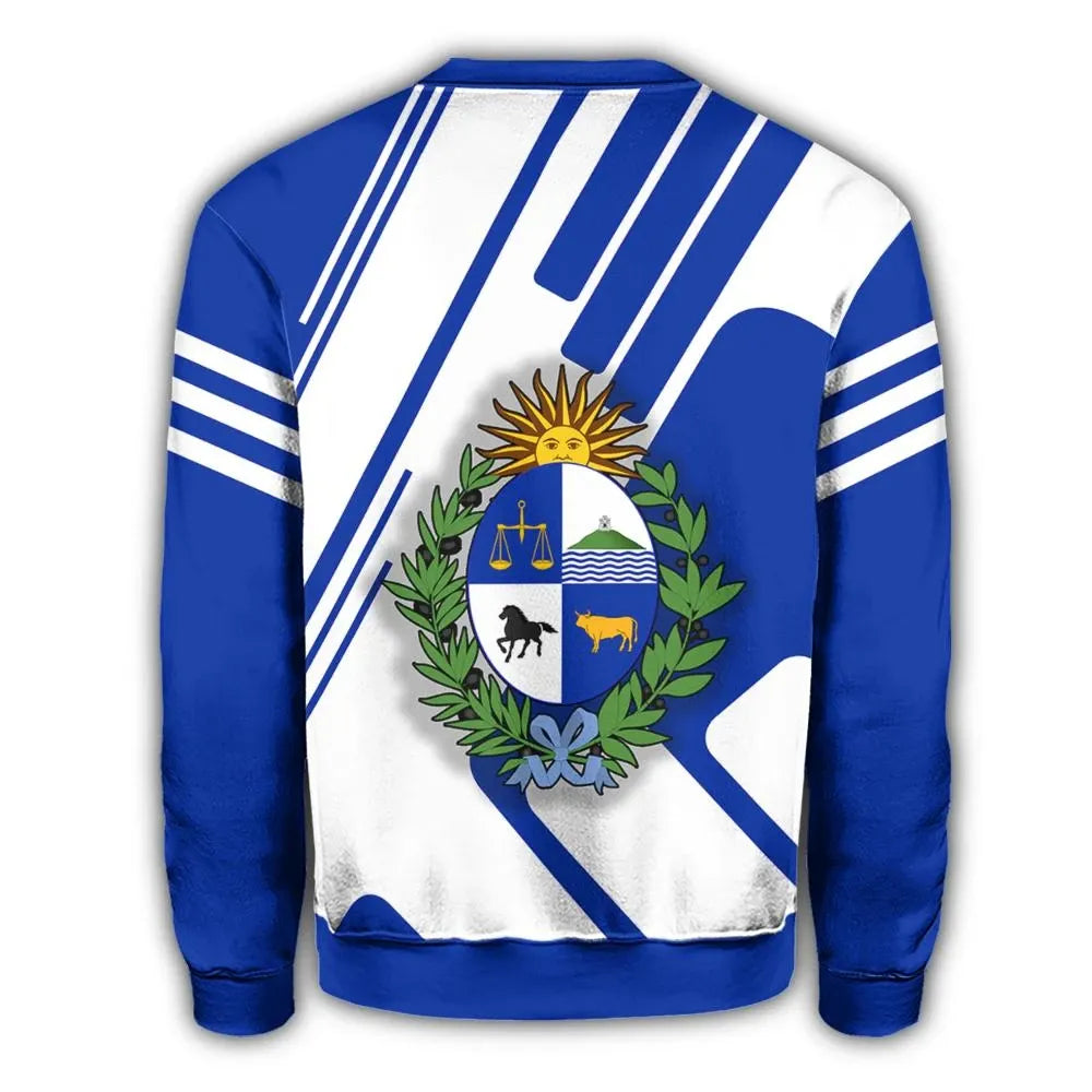 Uruguay Coat Of Arms Sweatshirt Rockie RLT6 - Wonder Print Shop