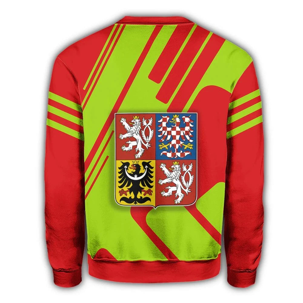Czech Republic Coat Ofrms Sweatshirt Rockie RLT13 - Wonder Print Shop