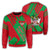 Saint Kitts and Nevis Coat Of Arms Sweatshirt Rockie RLT6 - Wonder Print Shop