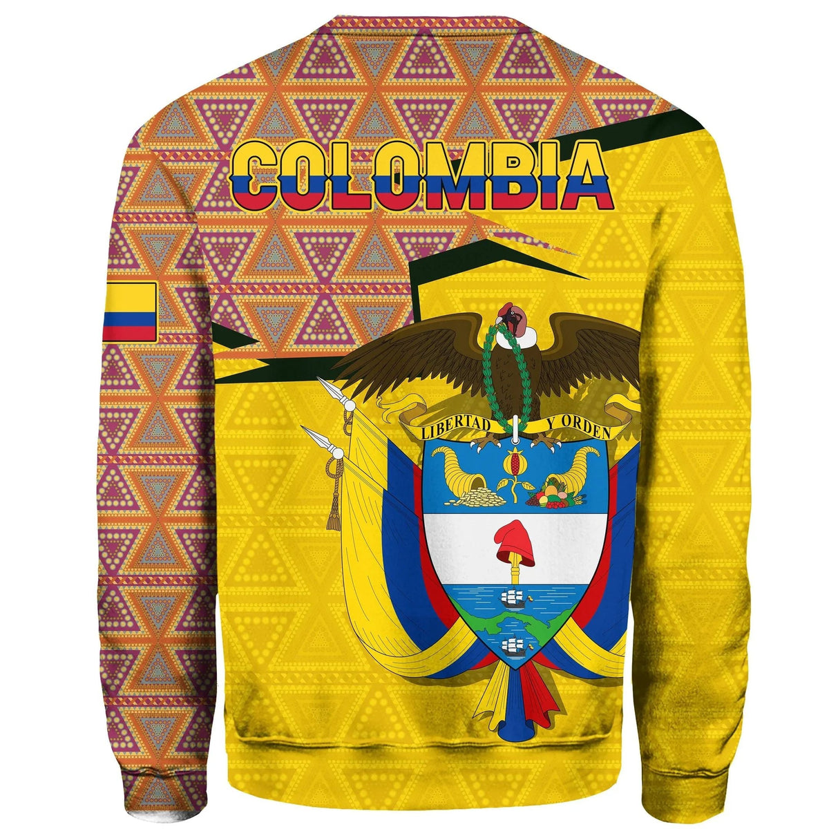 Colombia Sweatshirt - Home (Knitted Long-Sleeved Sweater) RLT7 - Wonder Print Shop