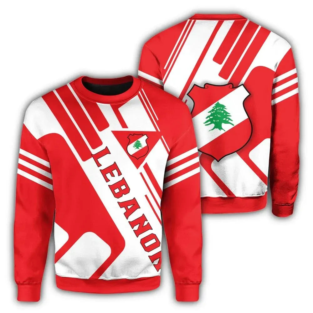 Lebanon Coat Of Arms Sweatshirt Rockie RLT6 - Wonder Print Shop