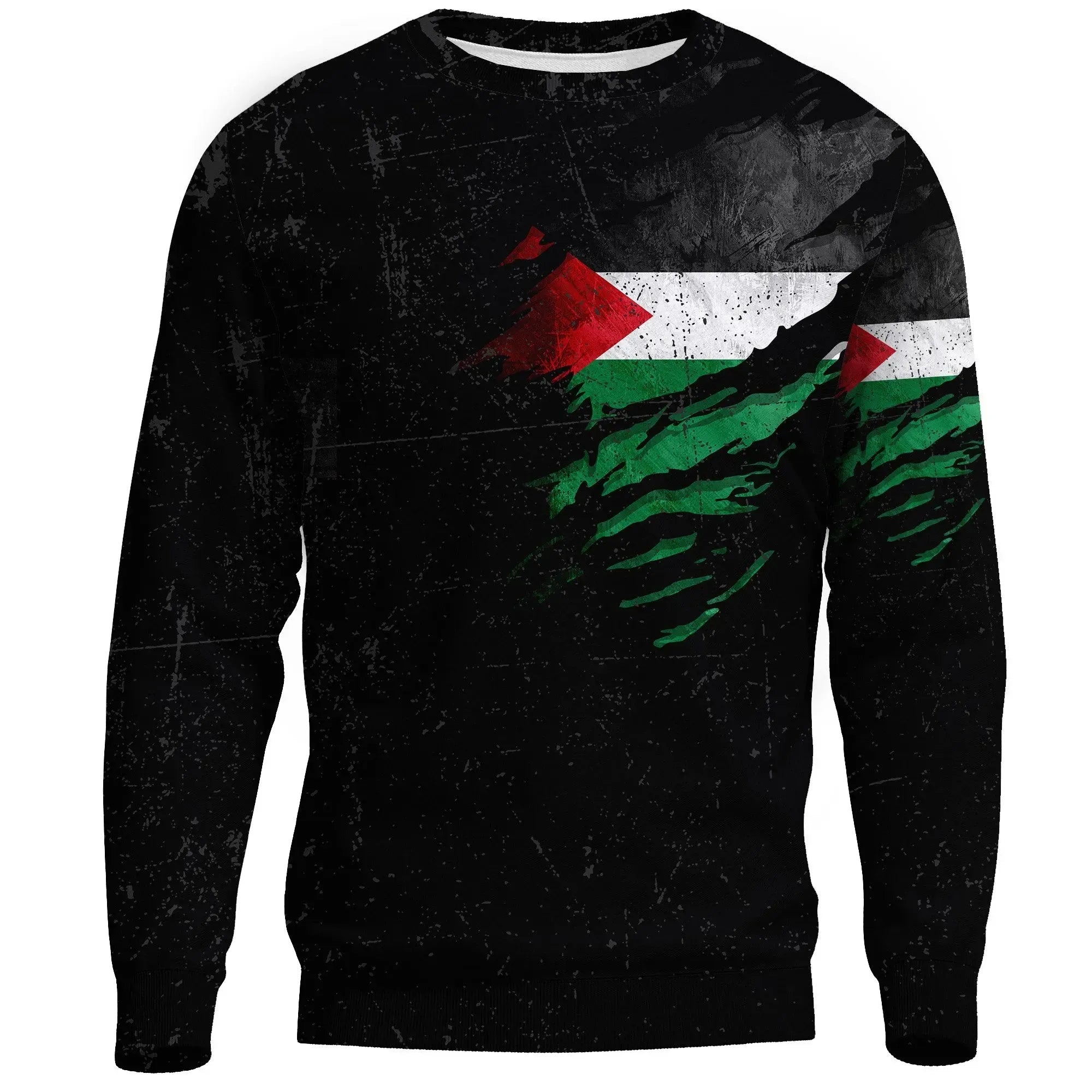 Palestine In Me Sweatshirt Special Grunge Style RLT13 - Wonder Print Shop