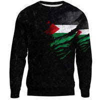 Palestine In Me Sweatshirt Special Grunge Style RLT13 - Wonder Print Shop