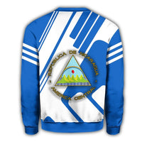 Nicaragua Coat Of Arms Sweatshirt Rockie RLT8 - Wonder Print Shop