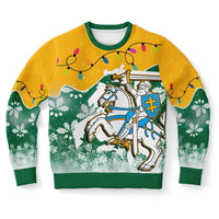 Lithuania Christmas Sweatshirt Oak Leaves - Lietuva RLT6 - Wonder Print Shop