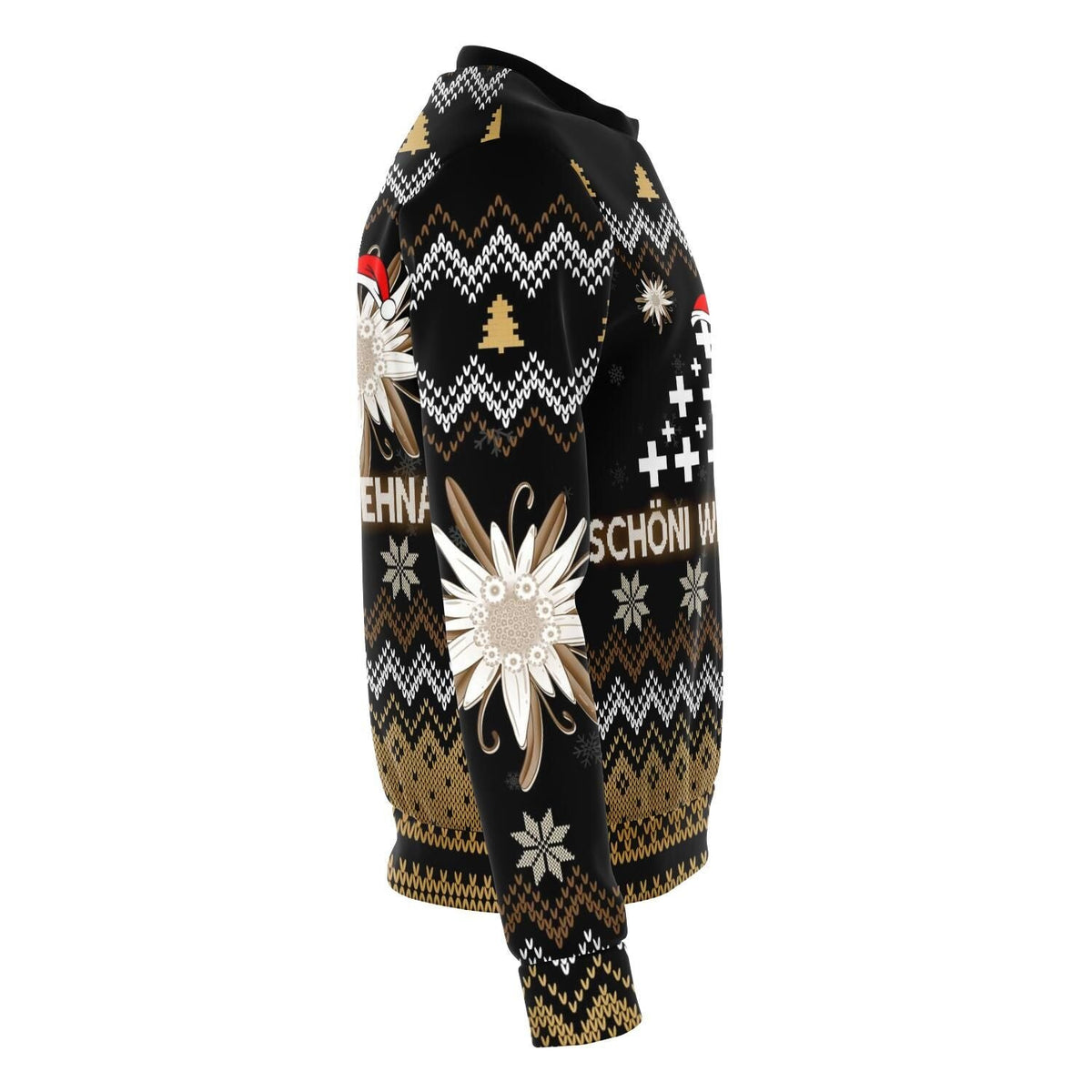 Switzerland Sweatshirt Christmas Edelweiss RLT13 - Wonder Print Shop