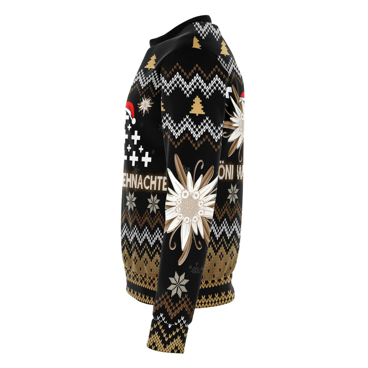 Switzerland Sweatshirt Christmas Edelweiss RLT13 - Wonder Print Shop