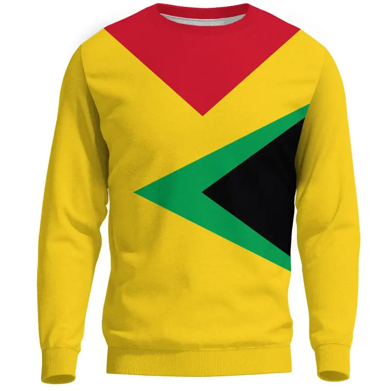 Guyana Sweatshirt Babarian (Yellow) RLT8 - Wonder Print Shop