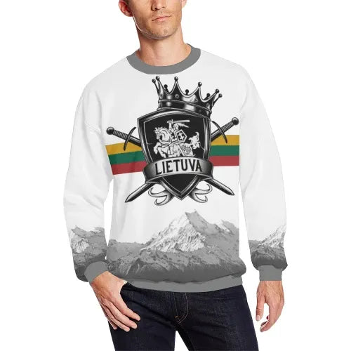 Lithuania Sweatshirt Vytis Vintage6 RLT6 - Wonder Print Shop