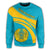 Kazakhstan Coat Of Arms Sweatshirt Cricket Style RLT8 - Wonder Print Shop
