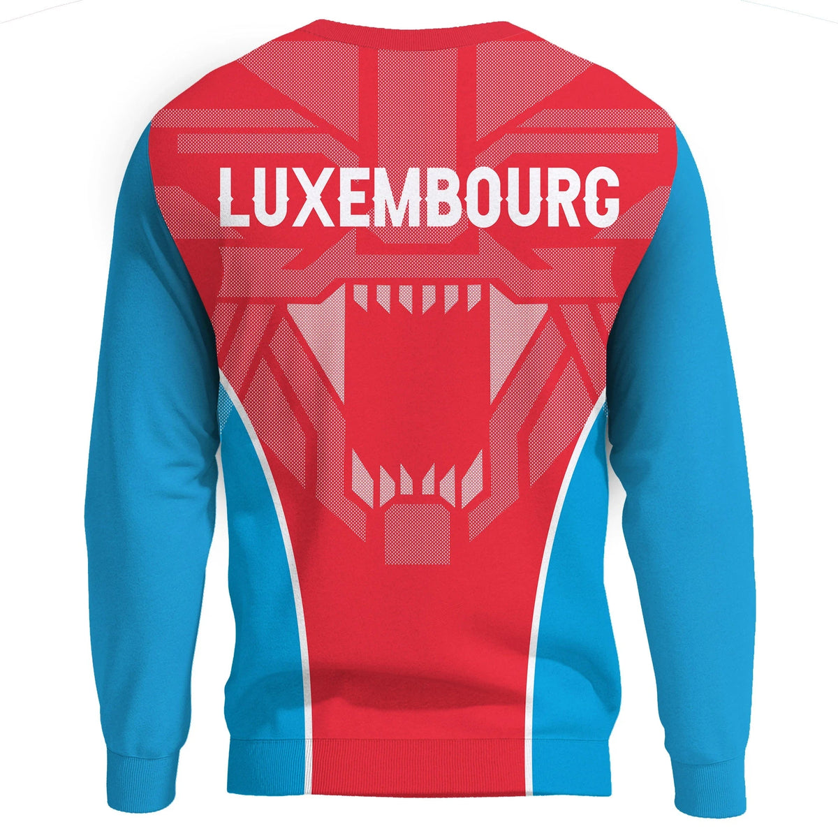 Luxembourg Sweatshirt Strong Lion RLT6 - Wonder Print Shop