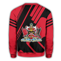Trinidad and Tobago Coat Of Arms Sweatshirt Rockie RLT6 - Wonder Print Shop
