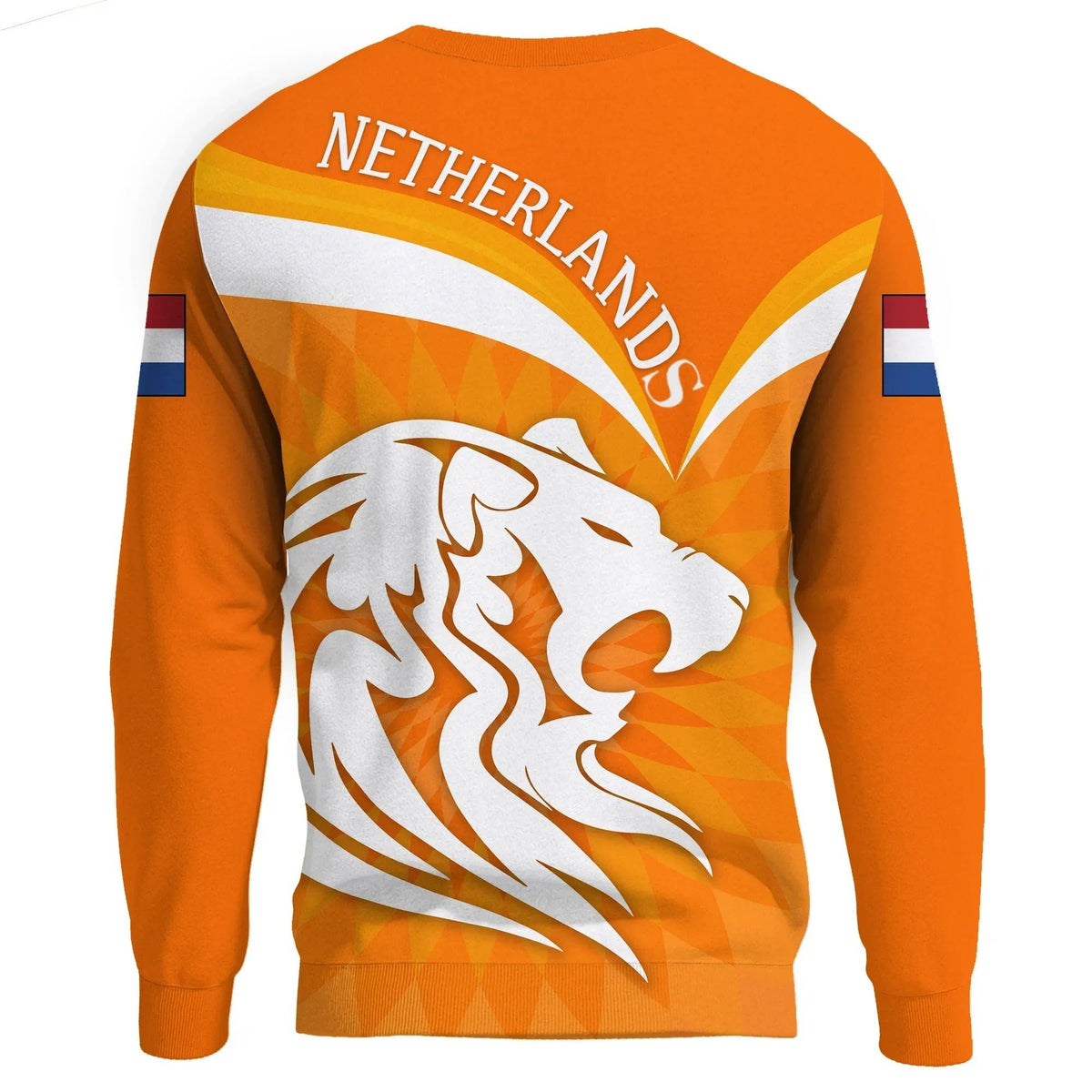Netherlands Sweatshirt King's Day Lion RLT7 - Wonder Print Shop