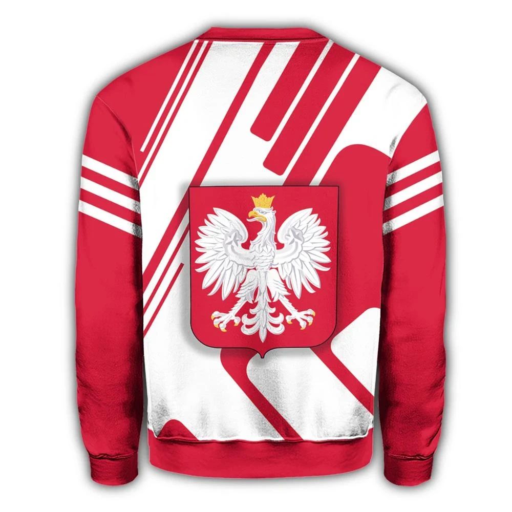 Poland Coat Of Arms Sweatshirt Rockie RLT7 - Wonder Print Shop