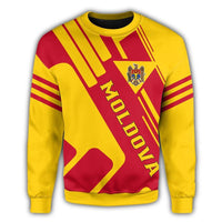 Moldova Coat Of Arms Sweatshirt RockieW RLT13 - Wonder Print Shop
