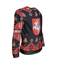 Lithuania Christmas Sweatshirt - Santa Claus Ho Ho Ho10 RLT6 - Wonder Print Shop