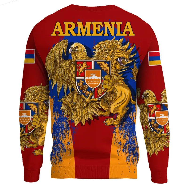 Armenia Special Coat of Arms Sweatshirt RLT8 - Wonder Print Shop