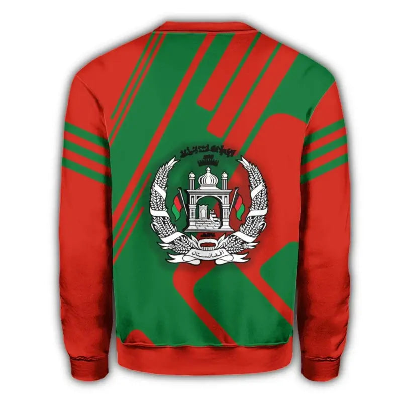 Afghanistan Coat Of Arms Sweatshirt Rockie RLT8 - Wonder Print Shop