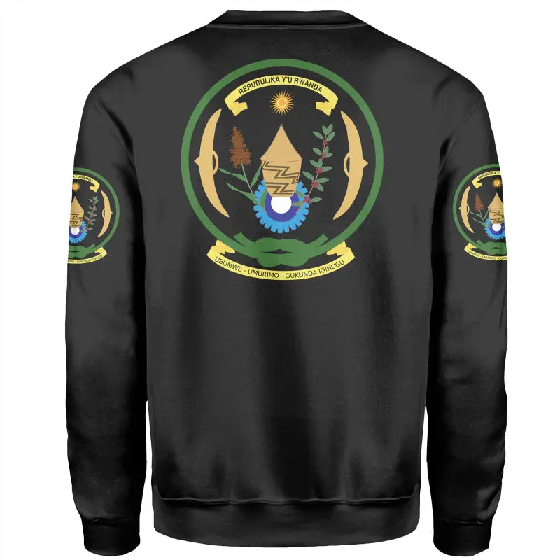 Rwanda Sweatshirt Heartbeat RLT12 - Wonder Print Shop