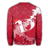 Denmark Christmas Coat Of Arms Sweatshirt X Style RLT13 - Wonder Print Shop