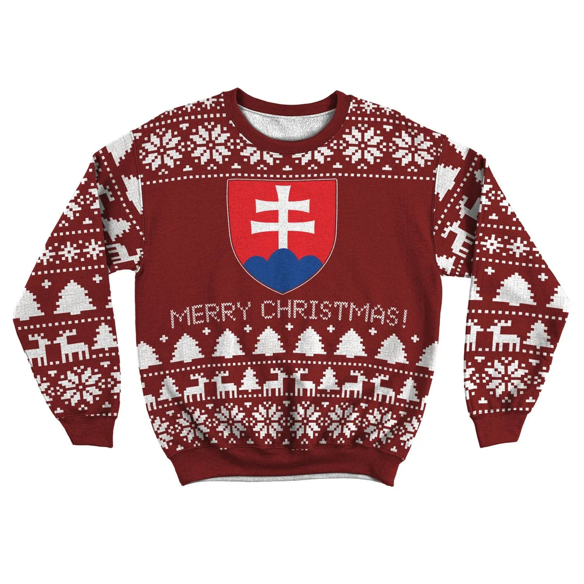 Slovakia Sweatshirts Xmas RLT13 - Wonder Print Shop