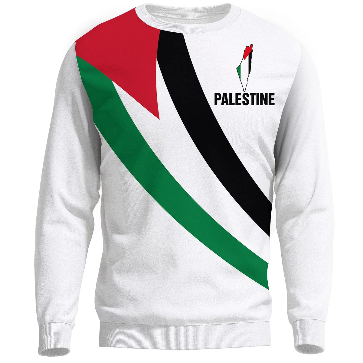Palestine Special Flag Sweatshirt RLT13 - Wonder Print Shop