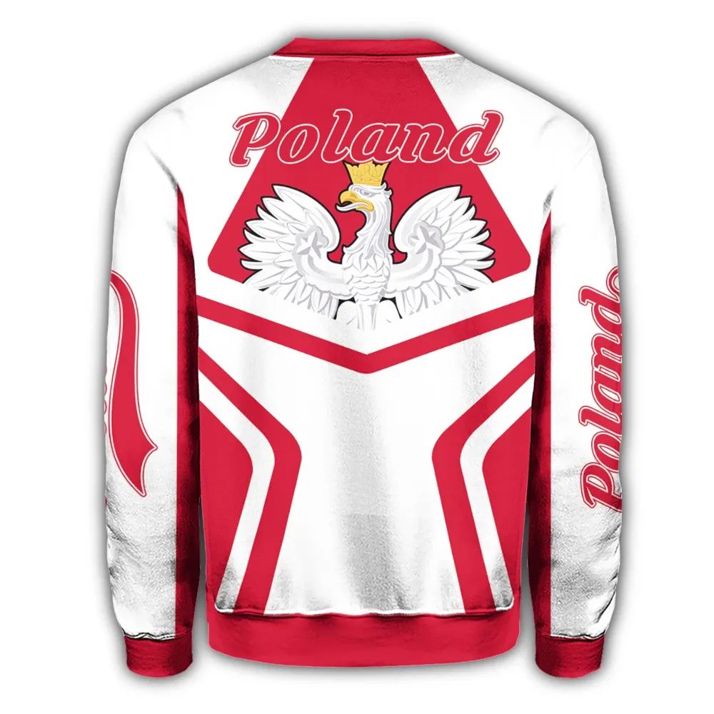 Poland Coat Of Arms Sweatshirt My Style RLT7 - Wonder Print Shop