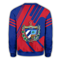 Cuba Coat Of Arms Sweatshirt Rockie RLT13 - Wonder Print Shop