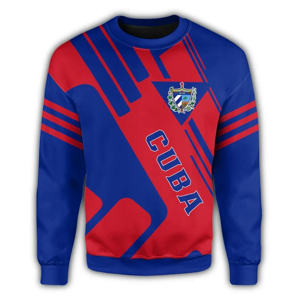 Cuba Coat Of Arms Sweatshirt Rockie RLT13 - Wonder Print Shop