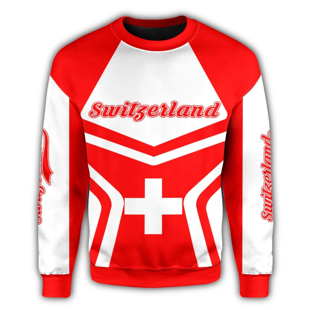Switzerland Coat Of Arms Sweatshirt My Style RLT13 - Wonder Print Shop