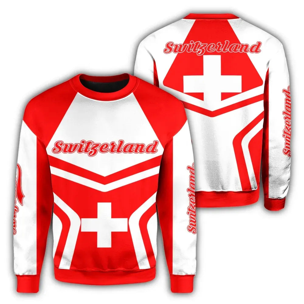 Switzerland Coat Of Arms Sweatshirt My Style RLT13 - Wonder Print Shop