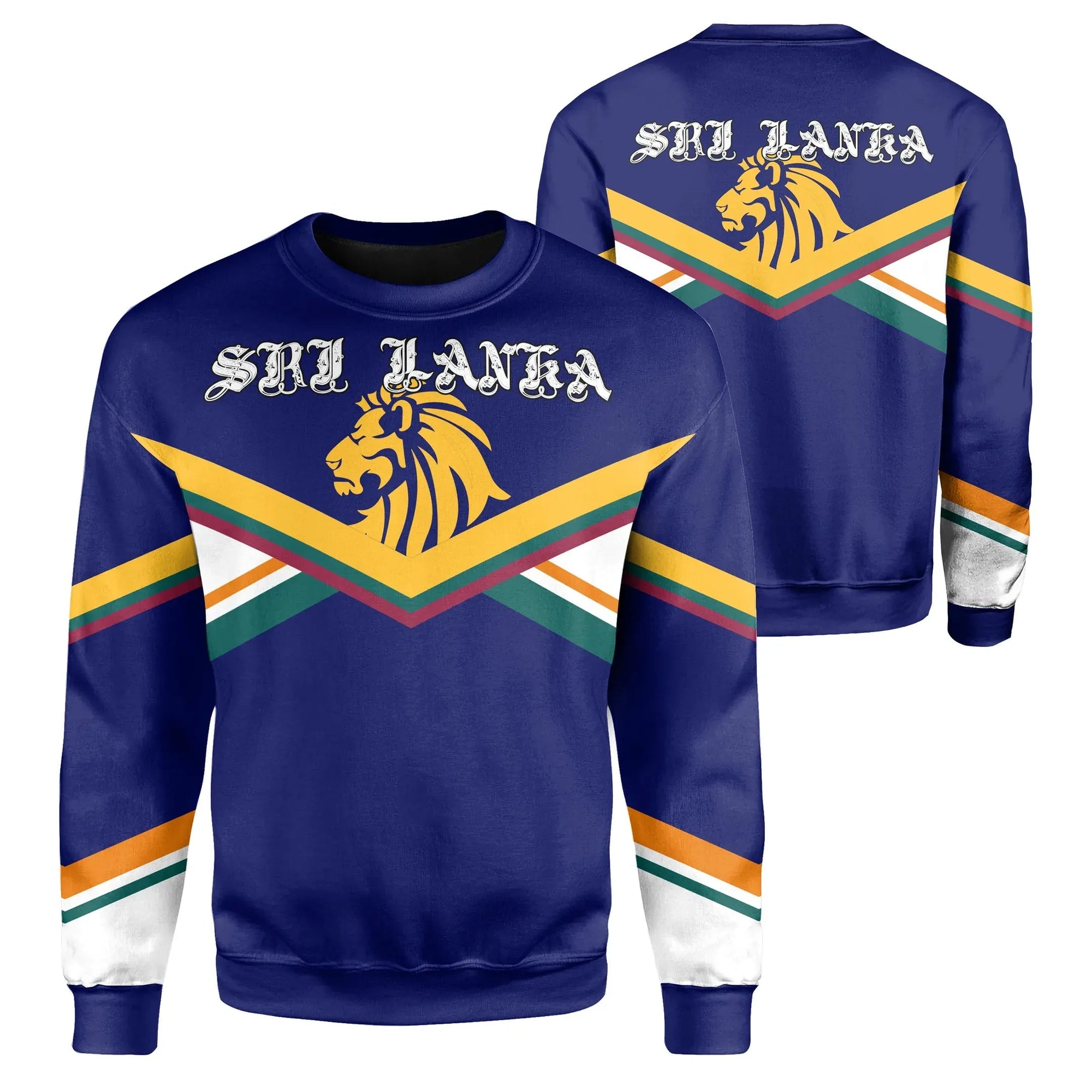 Wonder Print Shop Royal Sri Lanka Lion Sweatshirt RLT7 - Wonder Print Shop